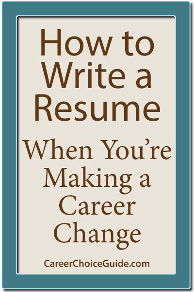 Before you start writing, ask yourself this: Career Change Resume Sample