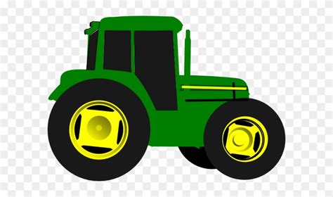 John Deere Cartoon Tractor Clip Art