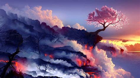 Anime Nature Aesthetic Wallpapers Top Free Anime Nature Aesthetic