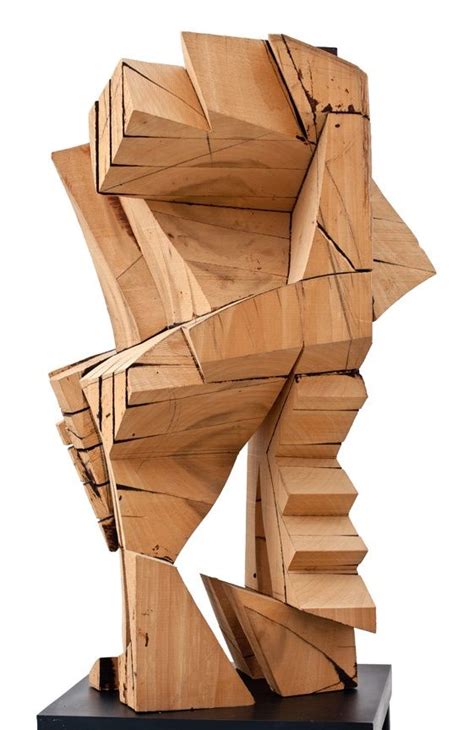 Mel Kendrick Abstract Sculpture Wood Sculpture Geometric Sculpture