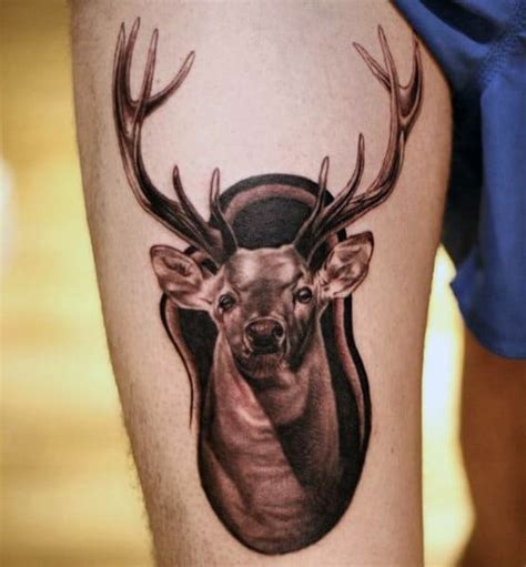 90 Deer Tattoos For Men Manly Outdoor Designs