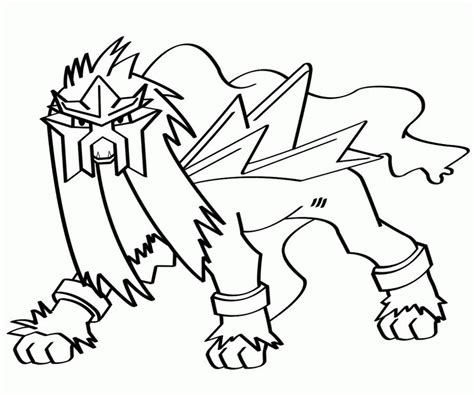 Entei Pokemon Coloring Pages Free Pokemon Coloring Pages