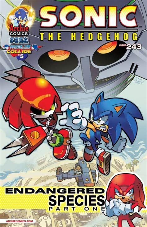 Sonic The Hedgehog 243 Endangered Species Part One On The Brink Issue