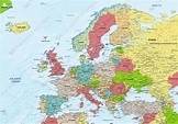 Digital Map Europe Political 1281 | The World of Maps.com
