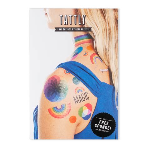 Rainbow Set By Tattly From Tattly Temporary Tattoos