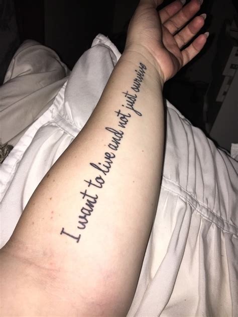 For Today Lyric Tattoos