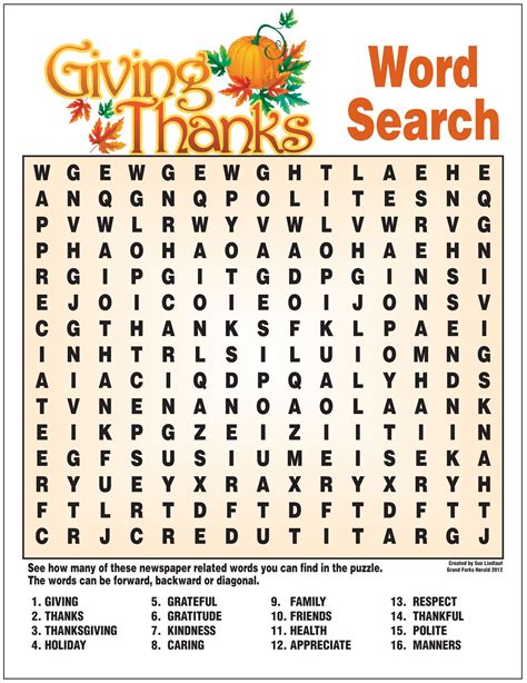 Thanksgiving Word Search Worksheets For Second Grade Bobby Aragons