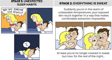 6 Stages Of Sleeping With A Partner That Anyone Who Shares A Bed Will