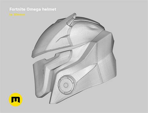 Obj File Fortnite Omega Helmet・3d Printer Design To Download・cults