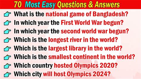 Most Important World Gk Questions With Answers In English Geography Gk Questions Trivia
