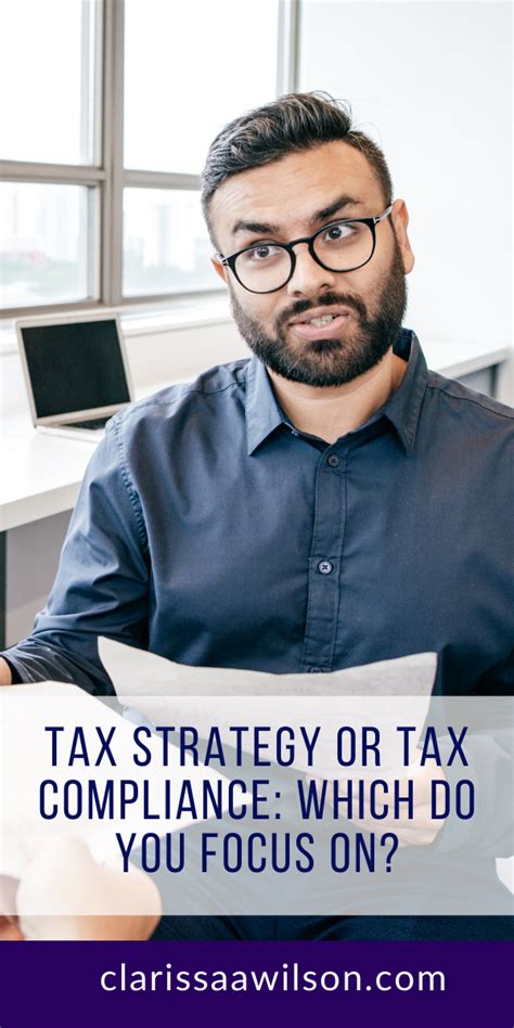 Tax Strategy Or Tax Compliance Which Do You Focus On Nerdy Number