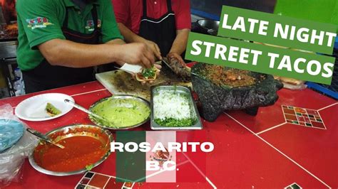 The Best Tacos In Rosarito 🌮 Mexcican Food Tour Rosarito Re
