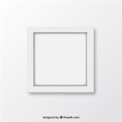 Free Vector Minimalist White Frame