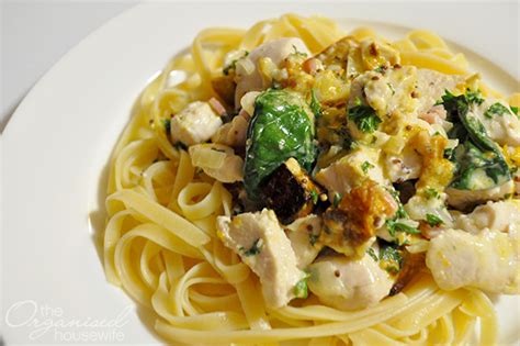 Add mushrooms and garlic, and stir to incorporate with the onion. Creamy Chicken and Pumpkin Pasta - The Organised Housewife