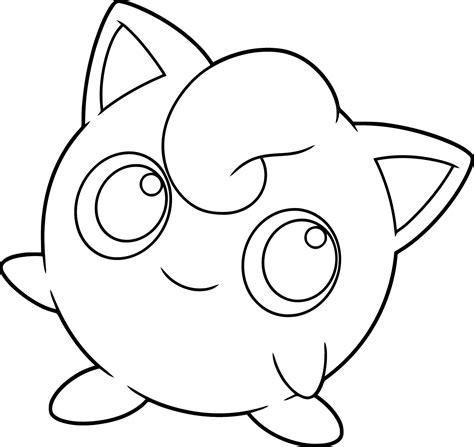 Pokemon Go Jigglypuff Coloring Sheets For Kids Coloring Pages