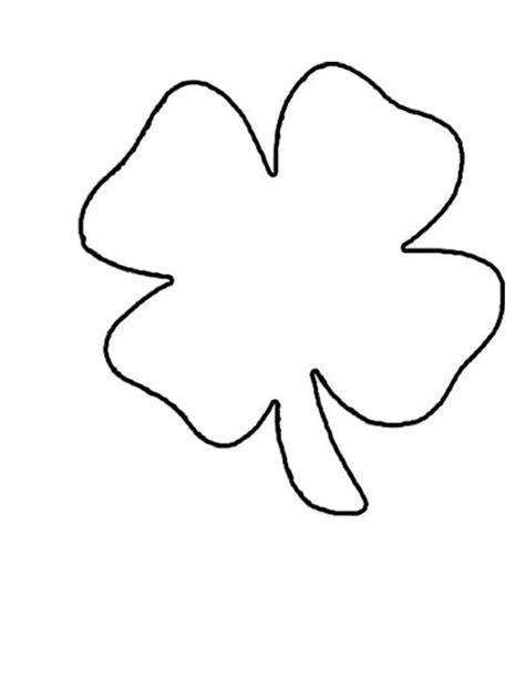 Shamrock Outline Printable Clipart Best