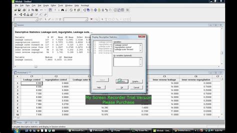 7 1 8 5) or line break and press the calculate button. Mean and standard deviation using minitab - YouTube