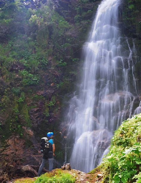 Waterfall Of Xiblu High Quality Nature Stock Photos ~ Creative Market
