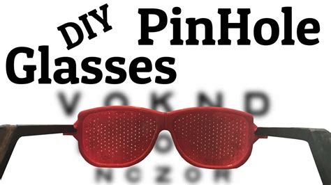 Diy Pin Hole Glasses Youtube