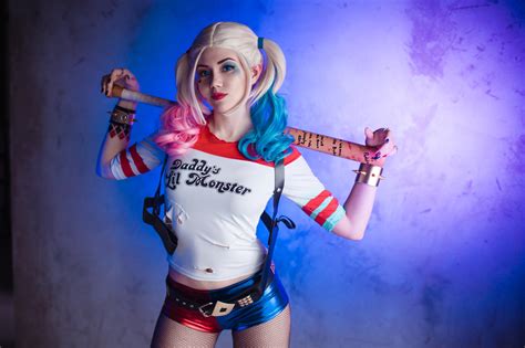 Cosplay Harley Quinn New Hd Superheroes 4k Wallpapers Images Backgrounds Photos And Pictures