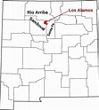 Map of New Mexico highlighting Los Alamos County - List of counties in ...