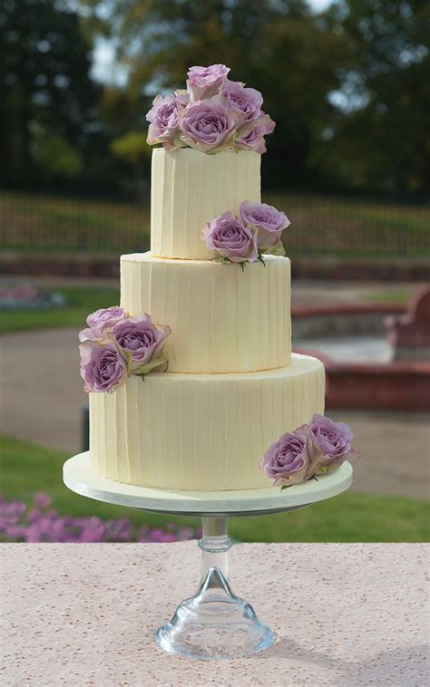 Rustic Wedding Cake Custom Designed 3 Tier Textured