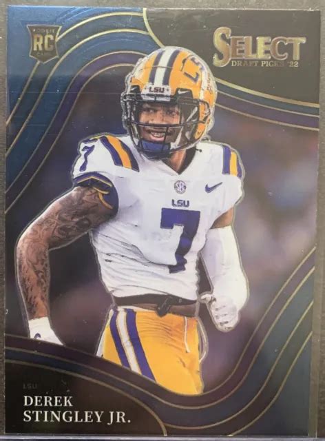 2022 Select Draft Picks Derek Stingley Jr Niveau De Terrain Rc Eur 0