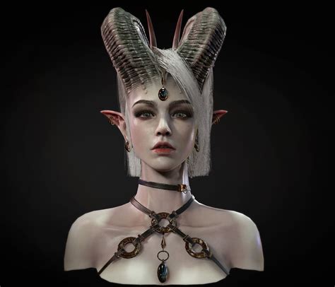 ArtStation Succubus RealRoute Character Modeling Rpg Character