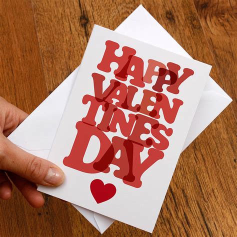 Happy Valentines Day Card By A Is For Alphabet