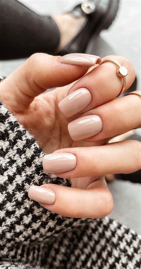 Cute Fall Nails To Help You Get Ready For Autumn Manicure Autumn Nude