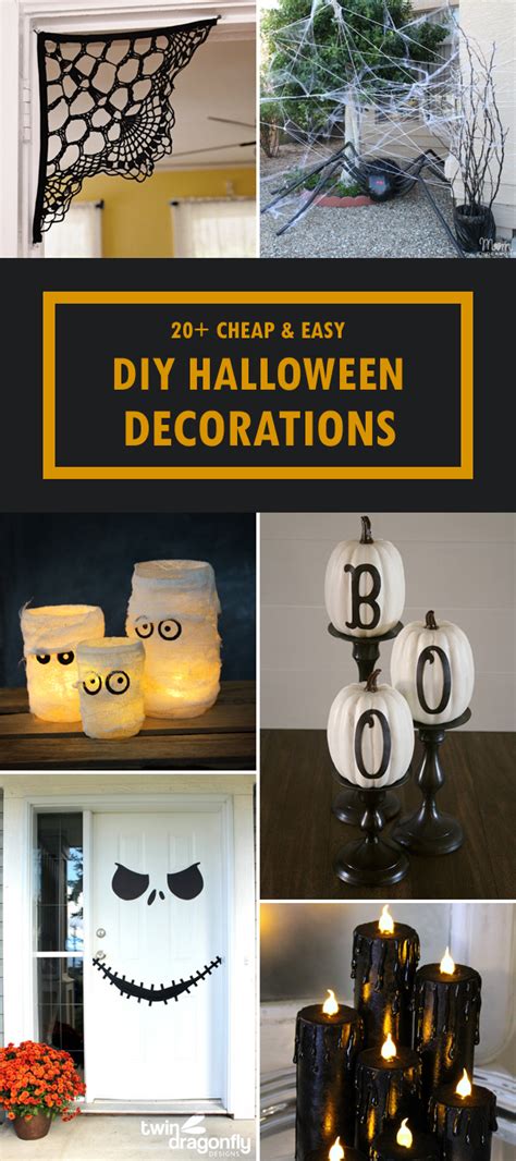 20 Cheap And Easy Diy Halloween Decorations