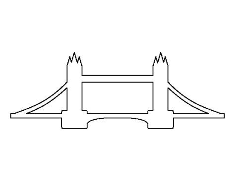 Printable London Bridge Template