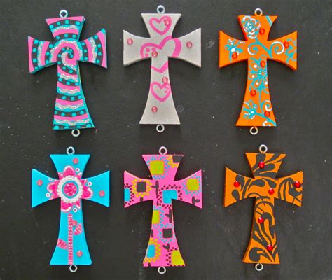 Large Painted Wood Crosses Wood Crosses Crafts Painted Wooden Crosses
