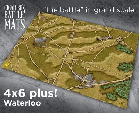 As you can see the mats are highly detailed and all of them are professionally illustrated to the highest standard. oldSarges Wargame and Model blog: Waterloo anyone! Check out Cigar box battle mats.