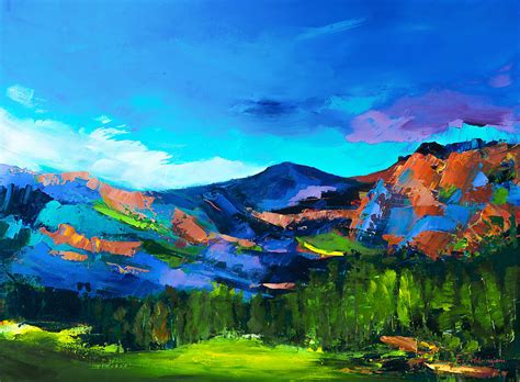 Colorado Hills Painting By Elise Palmigiani