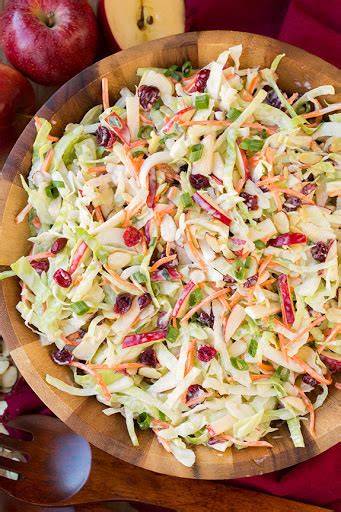 Remove this from the heat and cool. Apple Cranberry and Almond Slaw Recipe - (4.5/5)