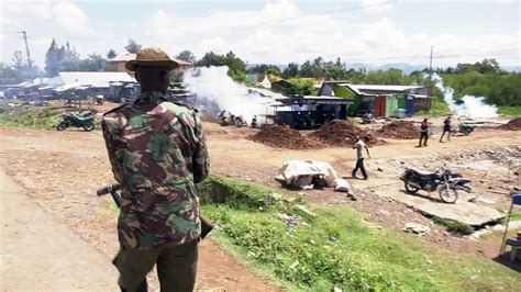 Kenyan Police Fire Tear Gas Into Crowded Market To Enforce Coronavirus