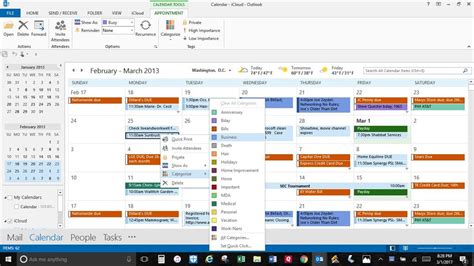 My Outlook 2013 Calendar Category Colors Randomly Stopped Showing