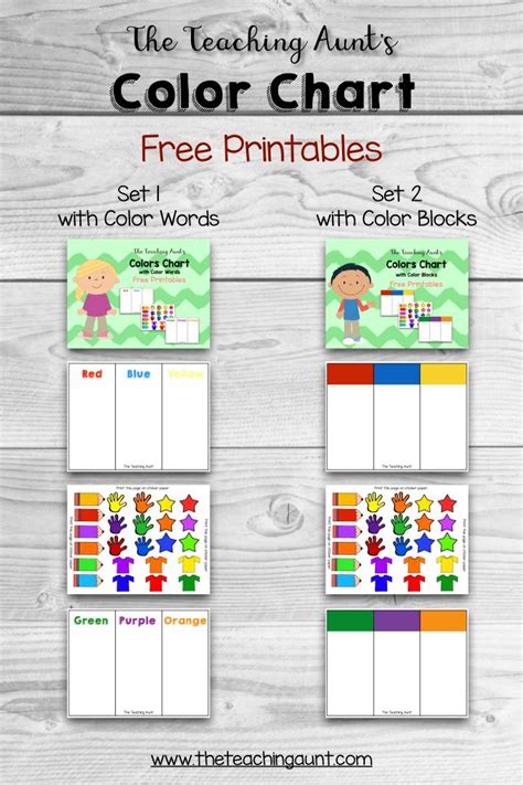 Color Chart For Preschoolers