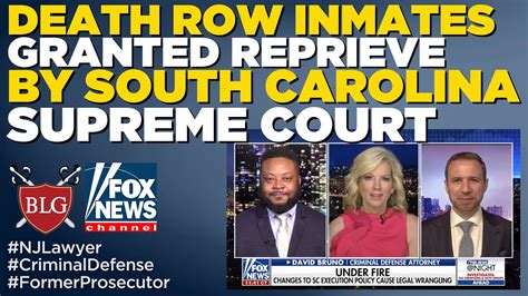 Death Row Inmates Granted Reprieve By South Carolina Supreme Court
