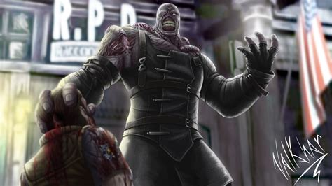 Resident Evil 3 Remake Reveals Nemesis Concept Art Vrogue