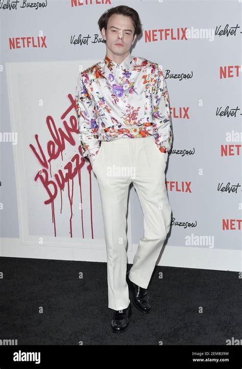 Charlie Heaton Arrives At The Velvet Buzzsaw Los Angeles Premiere Held At The Egyptian Theatre