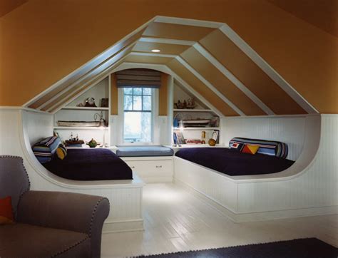 Loft Style Bedroom Design At The Attic Small Design Ideas