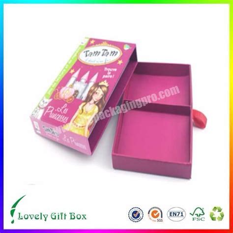 Newly Cardboard Kraft Paper Drawer Sliding Gift Box