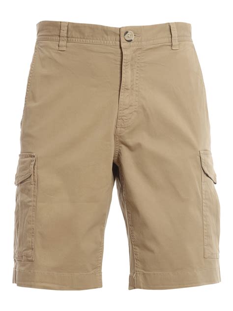 Trousers Shorts Woolrich Cotton Cargo Bermuda Pants