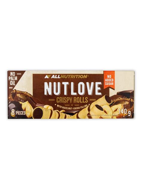 Allnutrition Nutlove Crispy Rolls With Hazelnut Cocoa Filling G