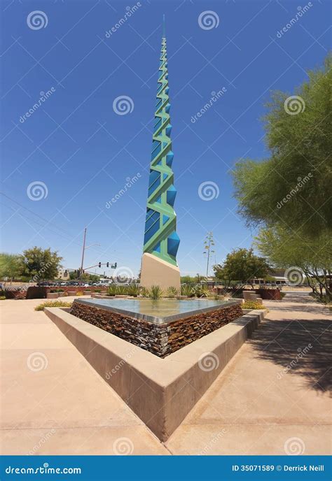 A Frank Lloyd Wright Spire Day Shot Editorial Stock Image Image Of