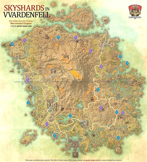 Vvardenfell Map The Elder Scrolls Online Morrowind Eso