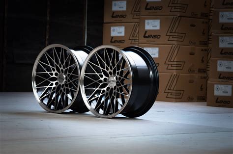 New 18 Lenso Esg Deep Concave Alloys In Gloss Black With Polished Face