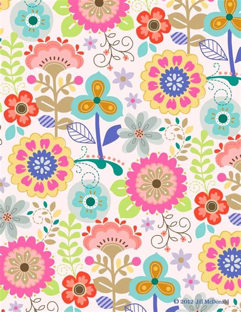 Papel Estampado Papeis Florais Tipos De Desenhos E Papel Scrapbooking